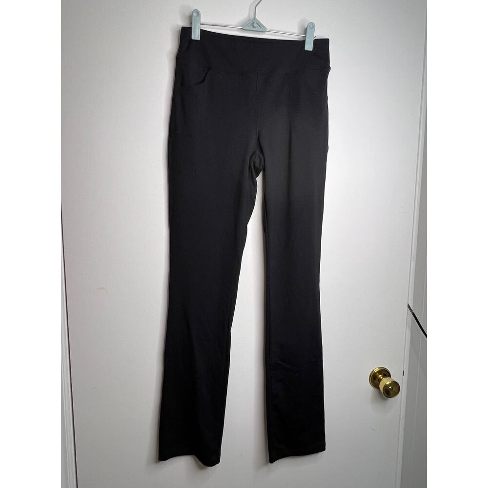 Womens Yogipace Size Med Black Pants With Pockets
